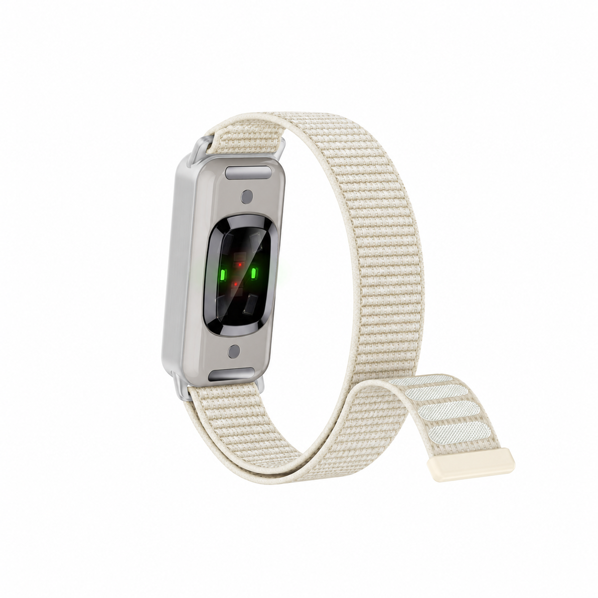 Fort silver device with nylon drift strap, back view